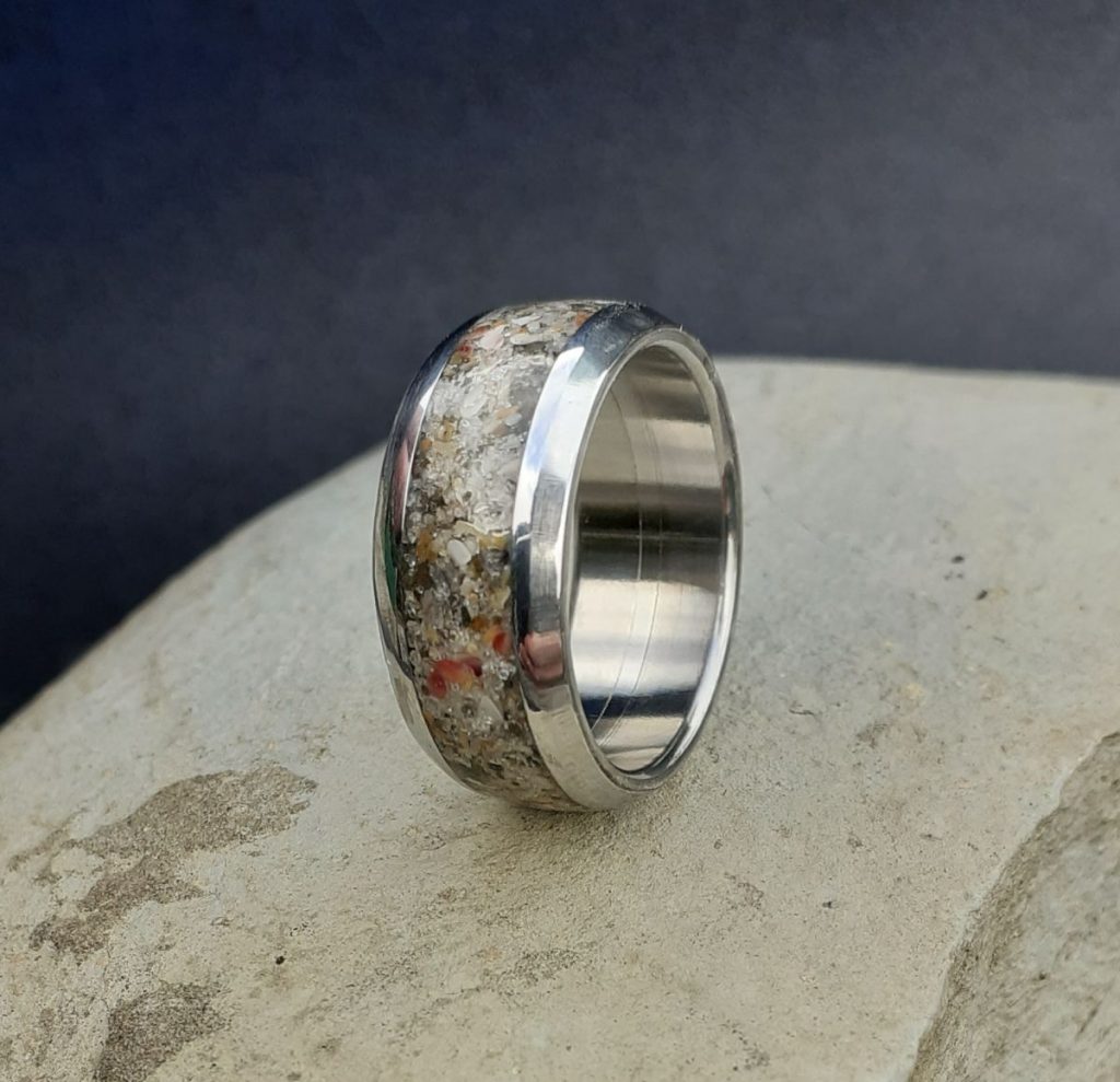 Coromandel Rings Beach Sand Ring – Beach Art Series - NZ NATIVE WOOD RINGS