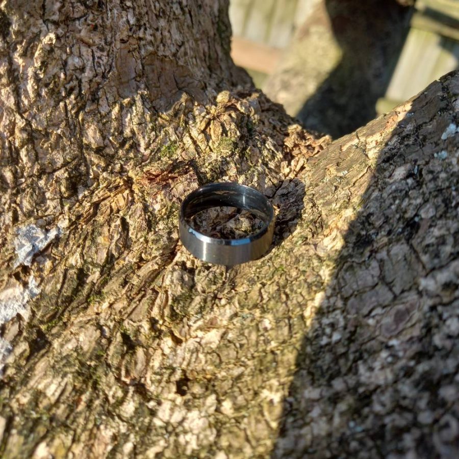 Men's Black Titanium Ring (TOUGH) - Image 3