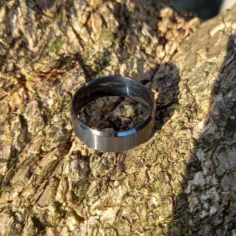 Men's Black Titanium Ring (TOUGH)