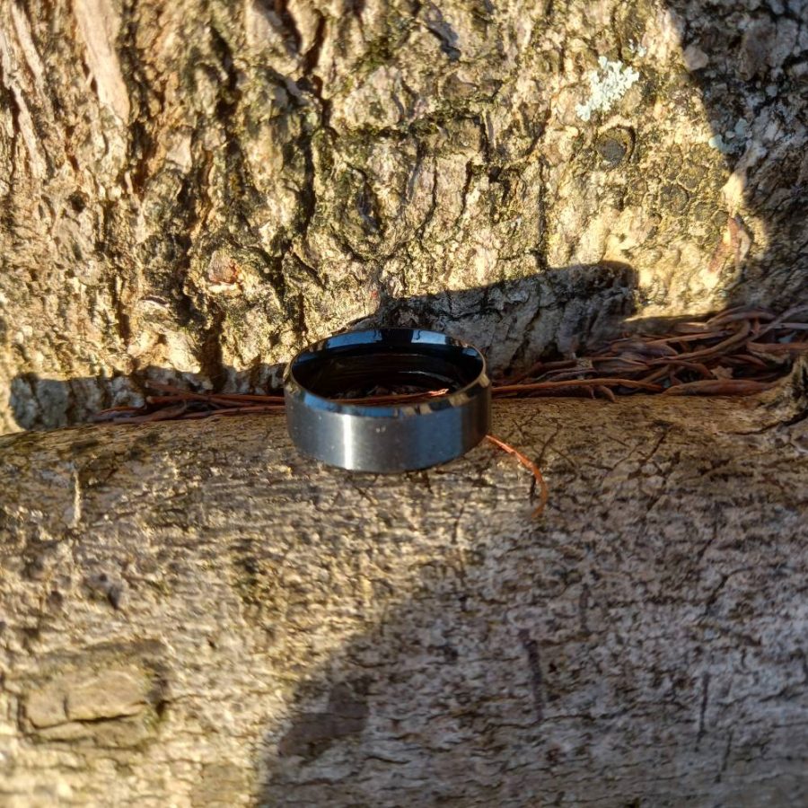 Men's Black Titanium Ring (TOUGH) - Image 4