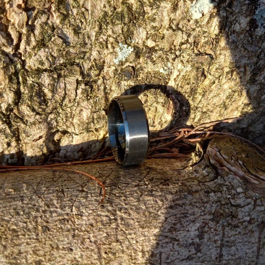 Men's Black Titanium Ring (TOUGH) - Image 2