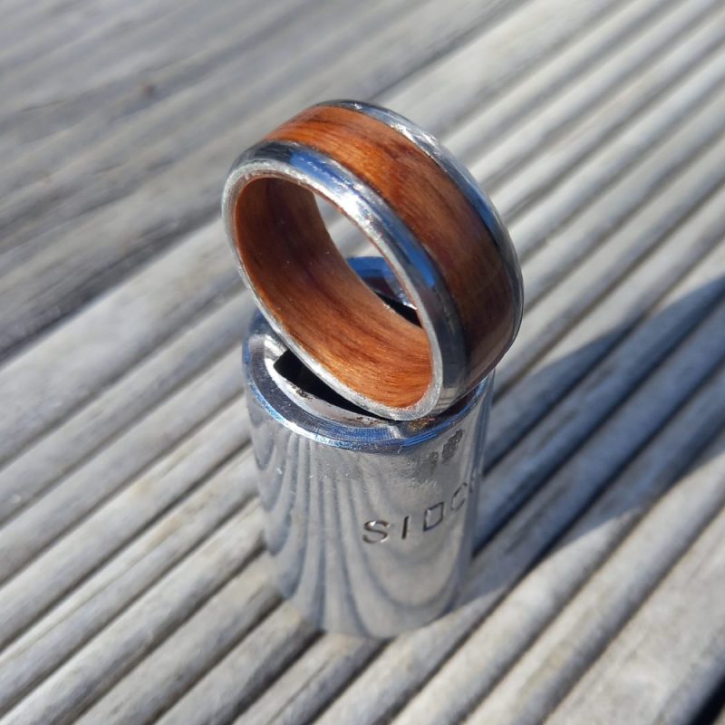 Men's Classic Steel Native Rimu Inlay and Core