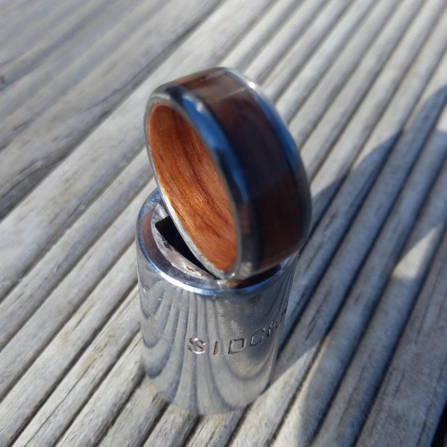 Men's Classic Steel Native Rimu Inlay and Core - Image 2