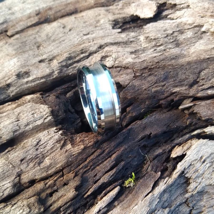 Ashes and Sand - Tungsten Memorial Ring - Image 7
