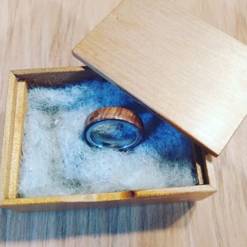 NZ Kauri Ring Box  ( Repurposed - Limited Supply )