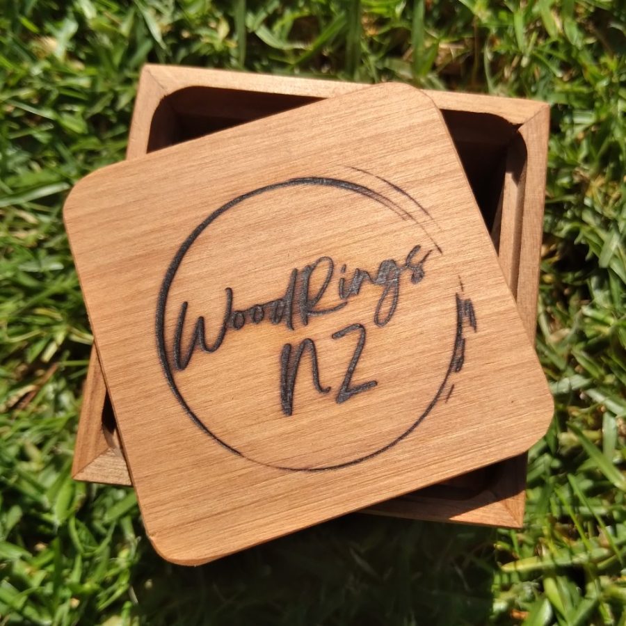 NZ Rimu Ring Box  ( Repurposed - Limited Supply )